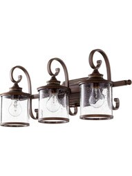 San Miguel 3-Light Vanity in Vintage Copper.